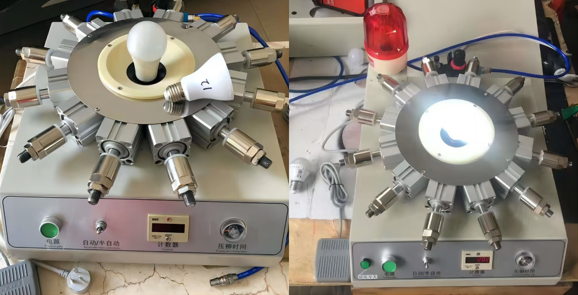 LED Bulb Cap Crimping Punching Tool Machine Factory in China