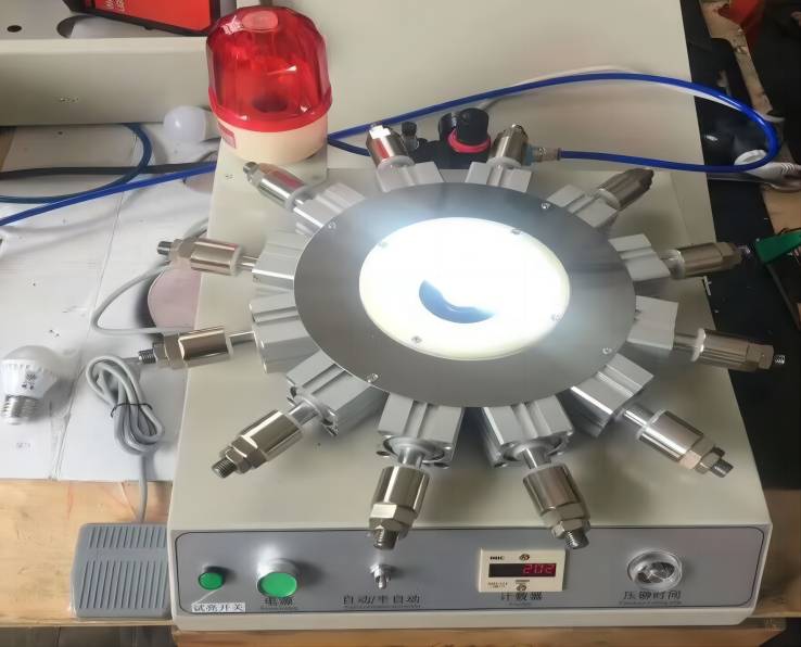 E27 B22 E14 Bulb Cap Crimping Punching lighting testing Machine For LED Bulb Cap Assembly Production